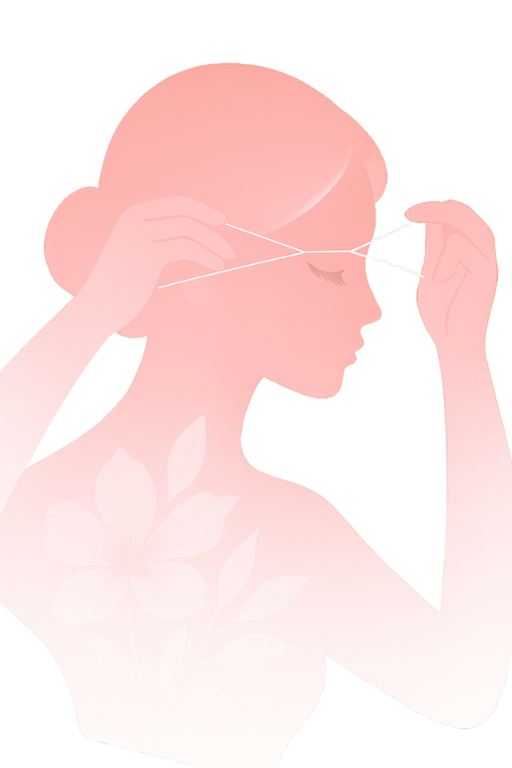 Minimal illustration related to professional waxing services